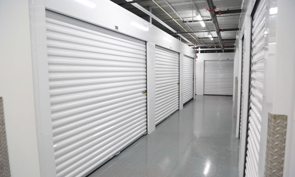 Indoor climate controlled units at StorQuest Self Storage in Key West, Florida