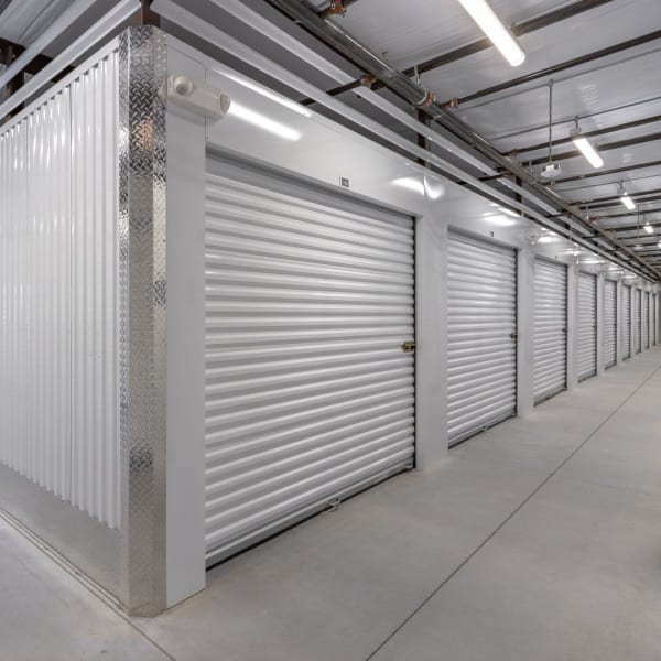 Climate controlled indoor storage units at StorQuest Express Self Service Storage in Cape Coral, Florida