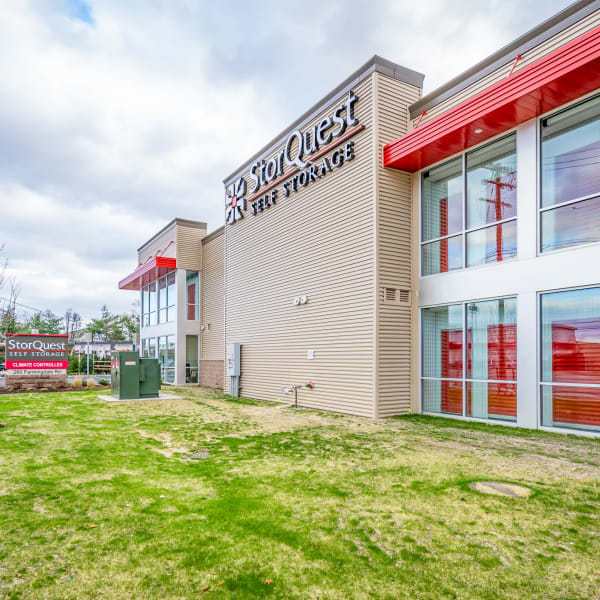 Exterior of StorQuest Self Storage in West Babylon, New York