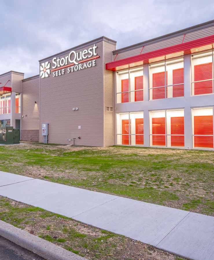 Exterior of StorQuest Self Storage in West Babylon, New York