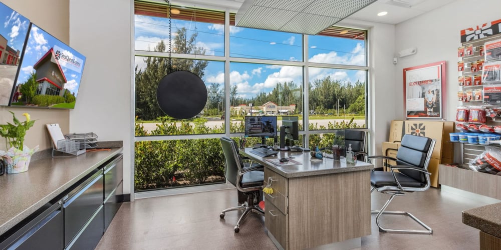 Office at StorQuest Express Self Service Storage in Cape Coral, Florida