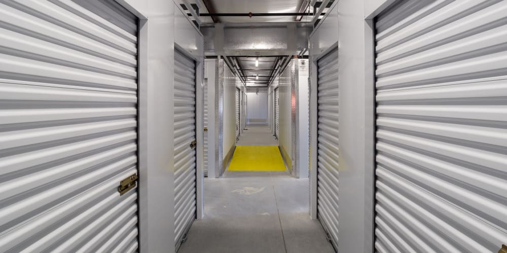 Indoor climate controlled units at StorQuest Express Self Service Storage in Deltona, Florida