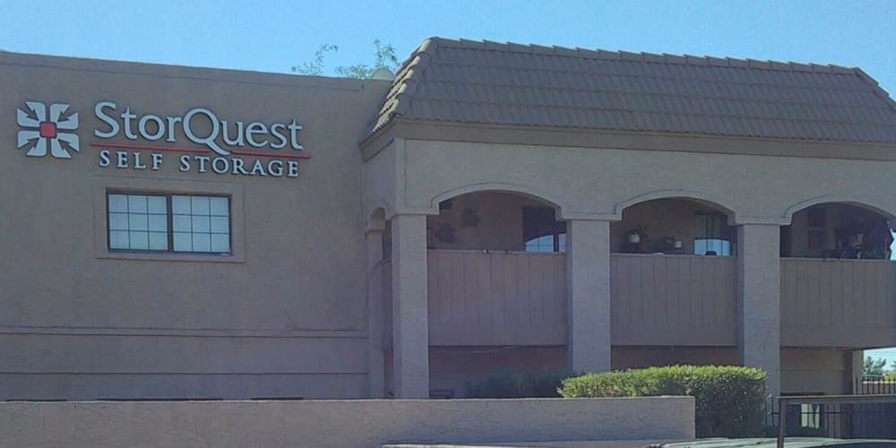 Exterior of StorQuest Self Storage in Tempe, Arizona