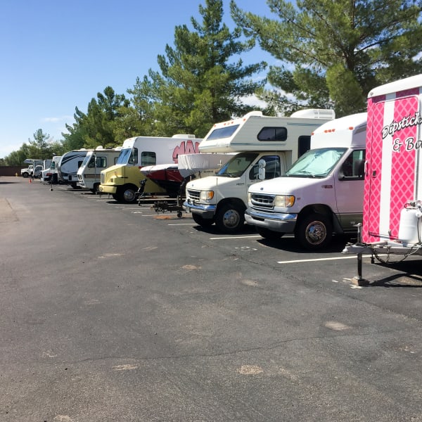 RV and boat storage at StorQuest Self Storage in Anaheim, California