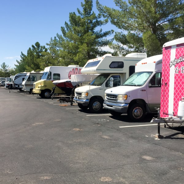 RV storage at StorQuest Self Storage in Renton, Washington