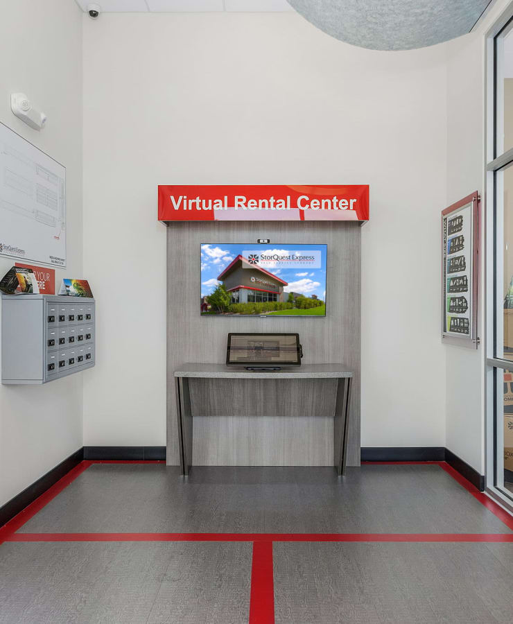 Virtual rental center at StorQuest Express Self Service Storage