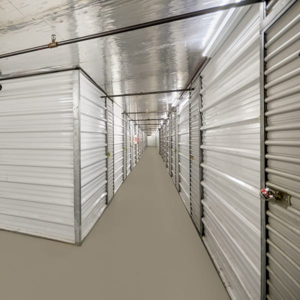 Indoor climate controlled storage units at StorQuest Self Storage in Vallejo, California