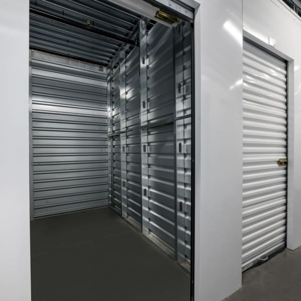 Inside a climate-controlled storage unit at StorQuest Self Storage in Reno, Nevada