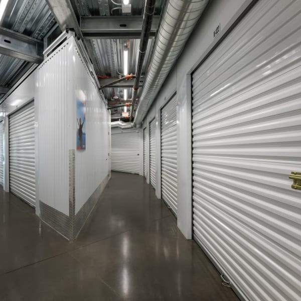 Climate controlled indoor storage units at StorQuest Self Storage in Reno, Nevada