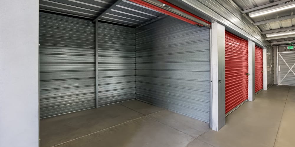 Indoor self storage units at StorQuest Self Storage in Tucson, Arizona