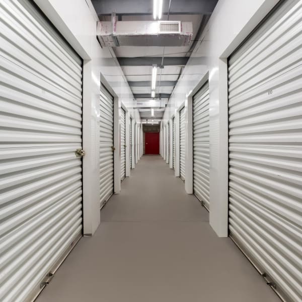 Climate controlled indoor storage units at StorQuest Self Storage in Bradenton, Florida