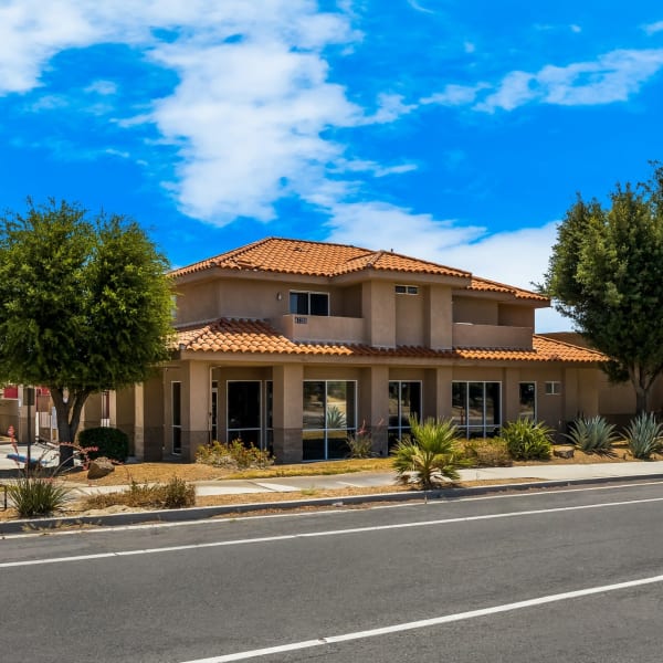 Exterior of StorQuest Self Storage in La Quinta, California