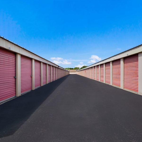 Exterior self storage units at StorQuest Self Storage in Glendale, Arizona