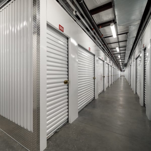 Climate controlled indoor storage units at StorQuest Self Storage in Ave Maria, Florida