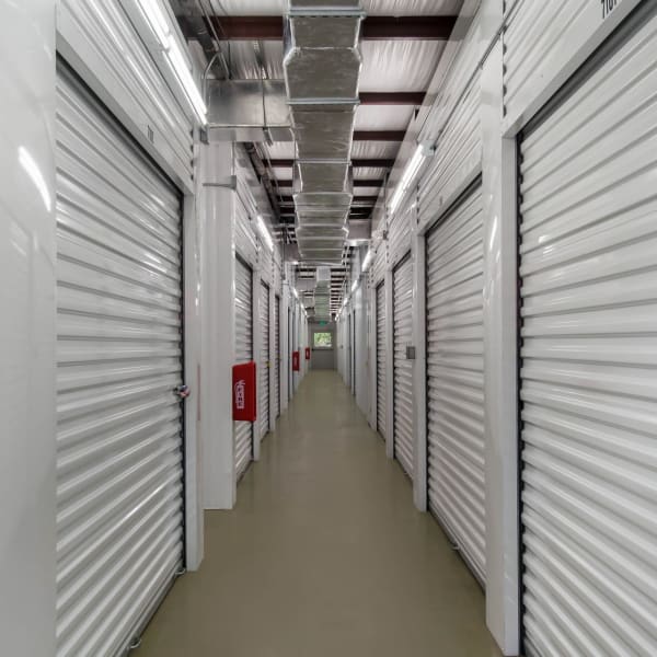 Interior units at StorQuest Self Storage in Friendswood, Texas