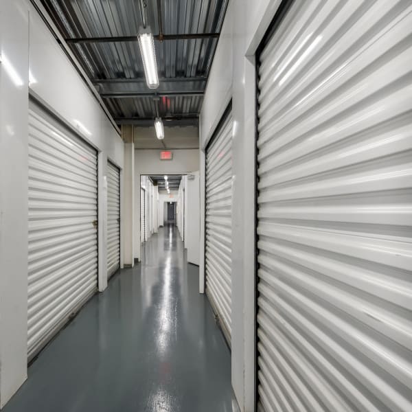 Climate-controlled indoor units at StorQuest Self Storage in Los Angeles, California