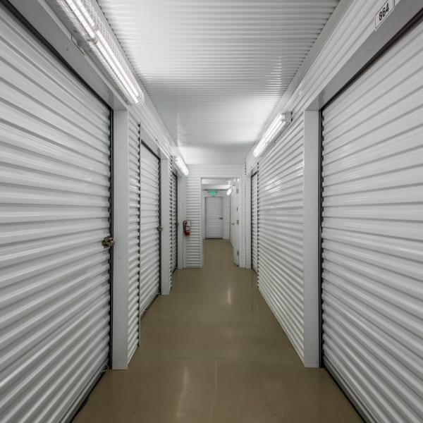 Climate controlled indoor units at StorQuest Self Storage in Kyle, Texas